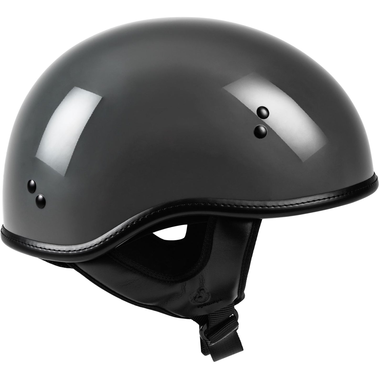 Highway 21 .357 Solid Half Helmet Grey Large 77-1103L_872623