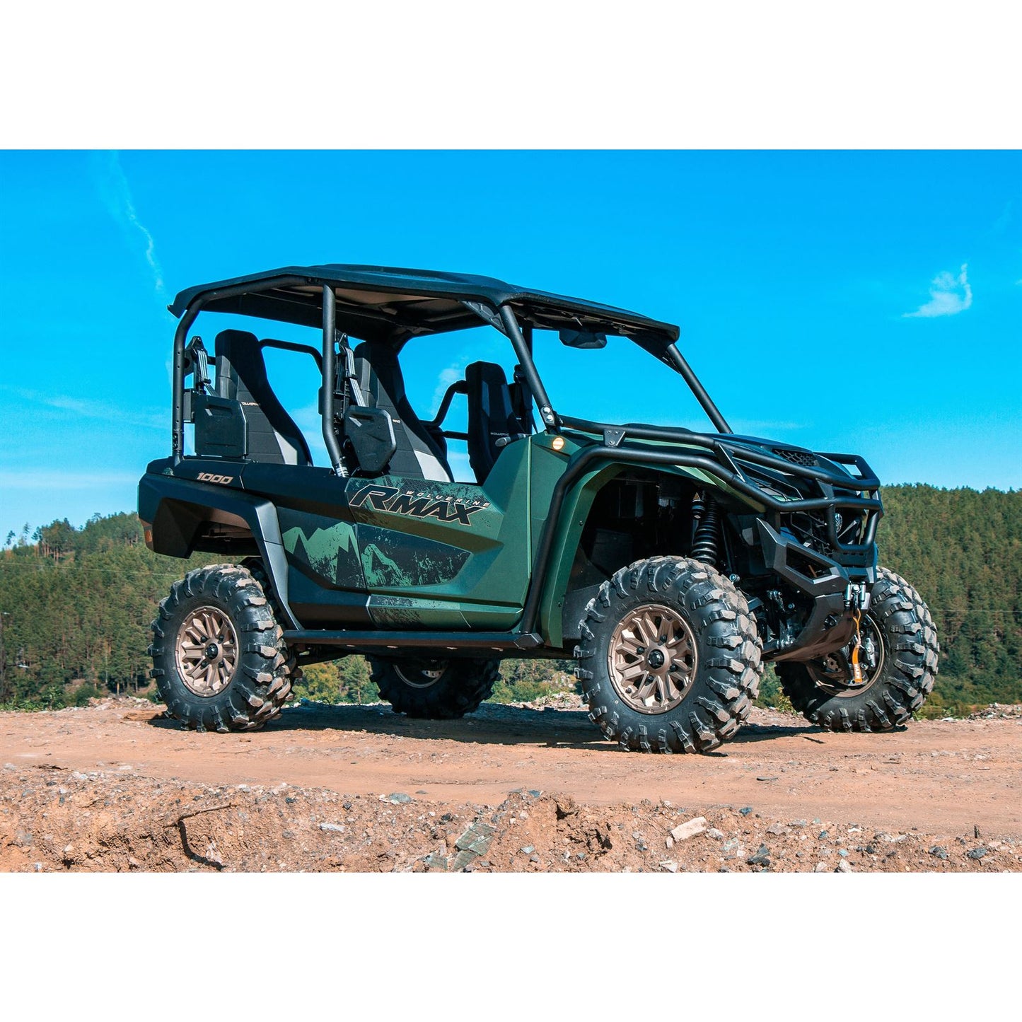 Rival Powersports USA R Max 4-Seater Front Bumper Kit with Fender Guard and Rock Sliders 24444.7179.1_1732775