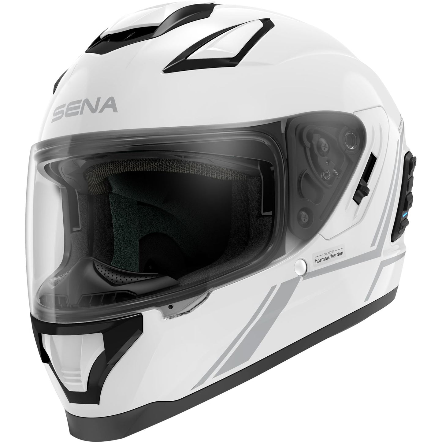 Sena Stryker Full-Face Helmet - Gloss White - 2XL CLOSEOUT [MPN: STRYKER-GWXXL1]_1770761