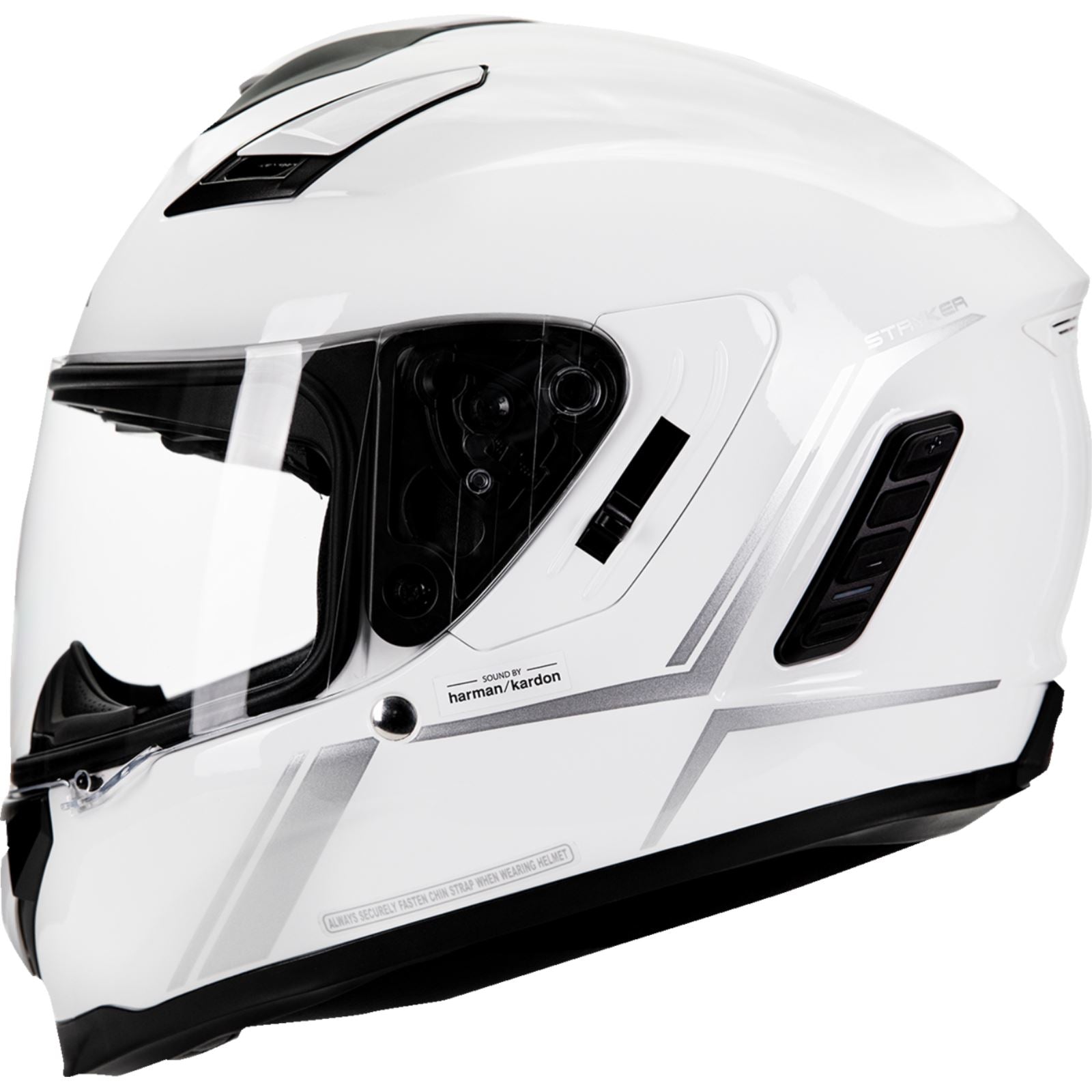 Sena Stryker Full-Face Helmet - Gloss White - 2XL CLOSEOUT [MPN: STRYKER-GWXXL1]_1770762