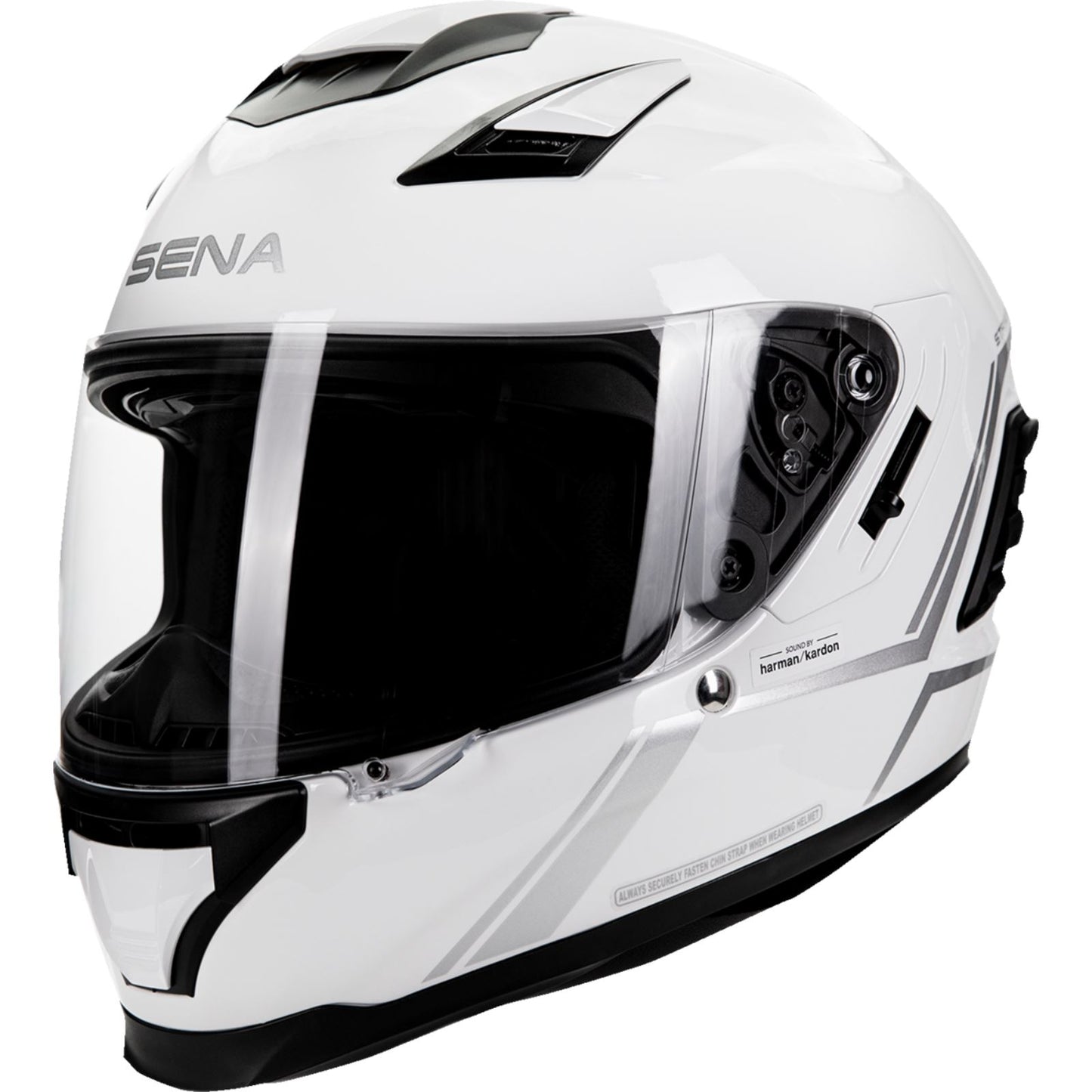 Sena Stryker Full-Face Helmet - Gloss White - 2XL CLOSEOUT [MPN: STRYKER-GWXXL1]_1770763