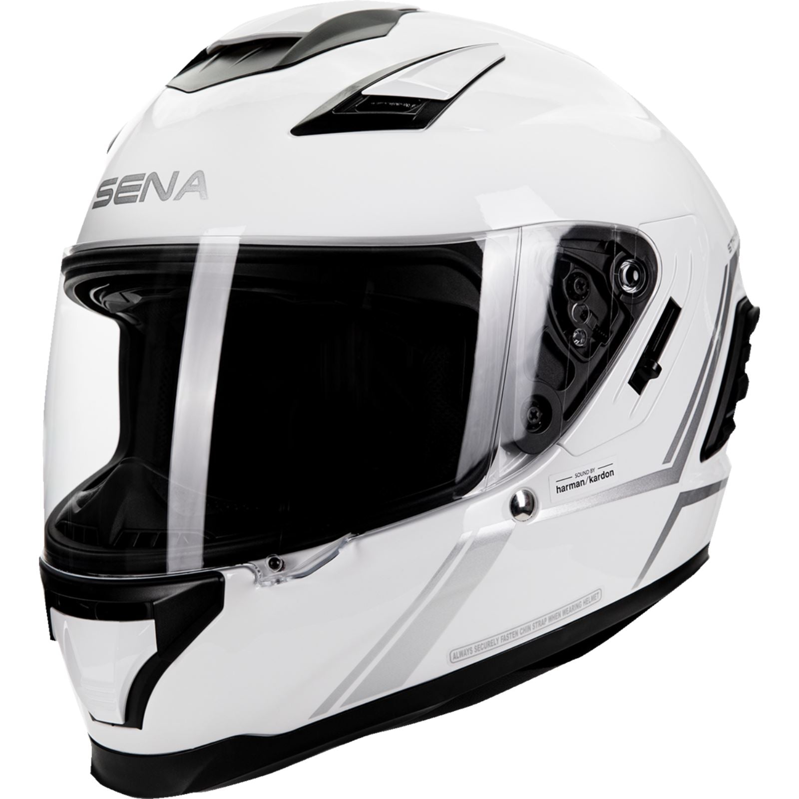 Sena Stryker Full-Face Helmet - Gloss White - 2XL CLOSEOUT [MPN: STRYKER-GWXXL1]_1770763