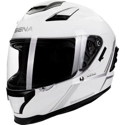 Sena Stryker Full-Face Helmet - Gloss White - 2XL CLOSEOUT [MPN: STRYKER-GWXXL1]_1770763