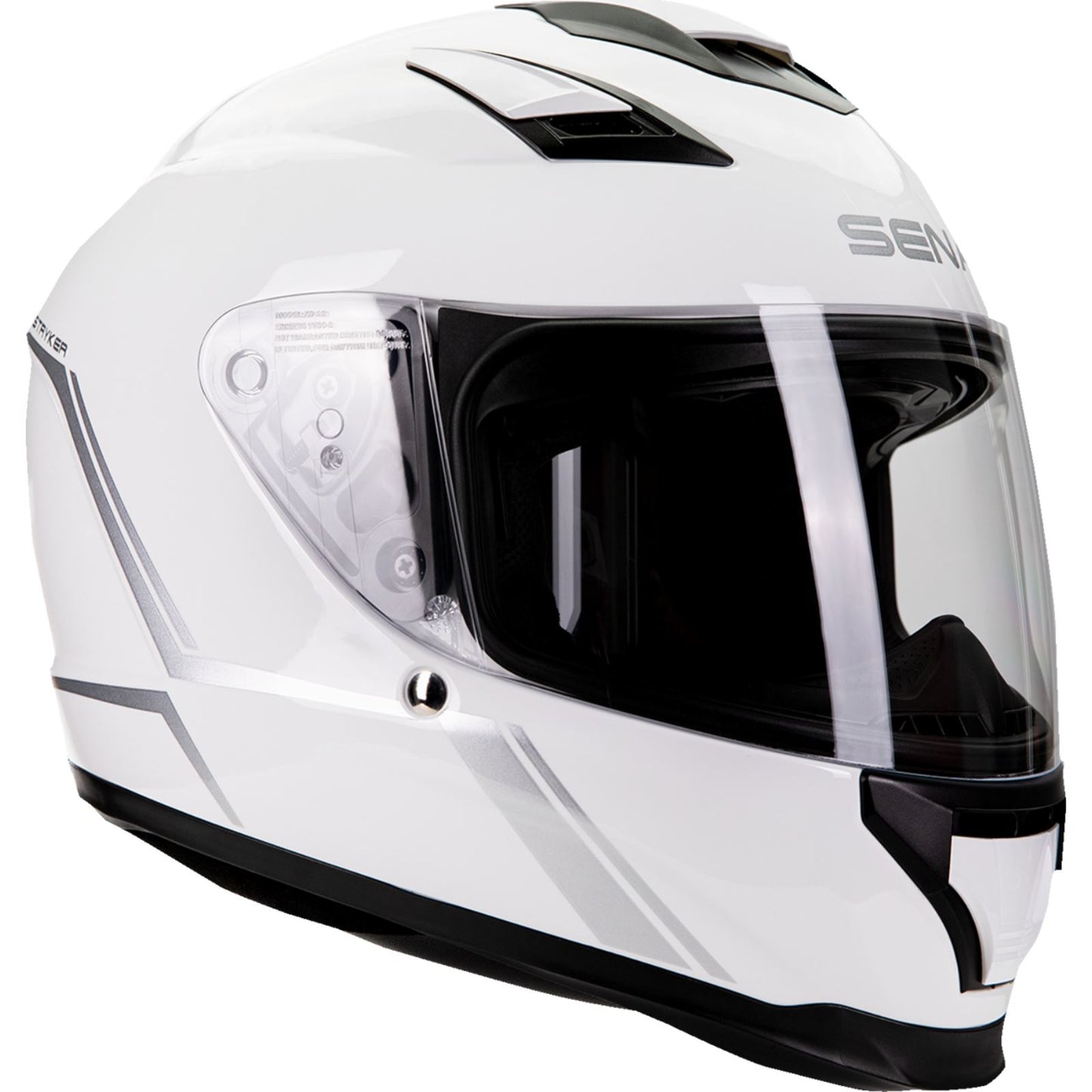 Sena Stryker Full-Face Helmet - Gloss White - 2XL CLOSEOUT [MPN: STRYKER-GWXXL1]_1770767