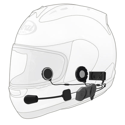Sena 10R Low-Profile Bluetooth® Headset & Intercom - Dual [MPN: 10R-02D]_873007
