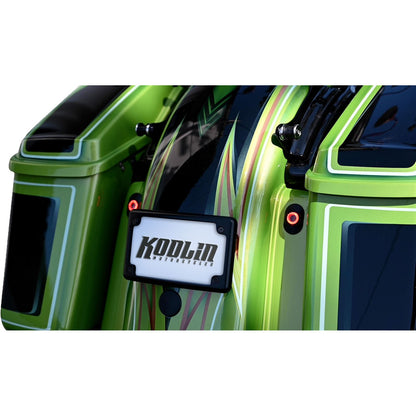 Kodlin USA Curved LED License Plate Kit - Black [MPN: KUS20100]_873073