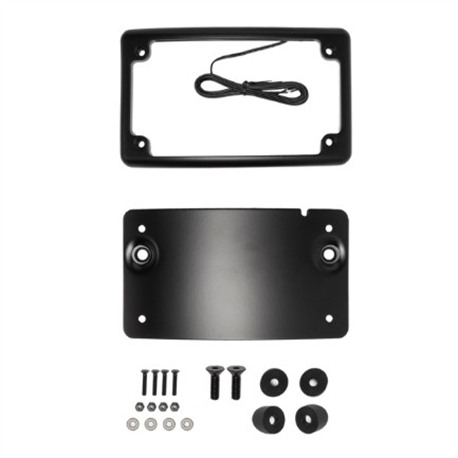 Kodlin USA Curved LED License Plate Kit - Black [MPN: KUS20100]_893106