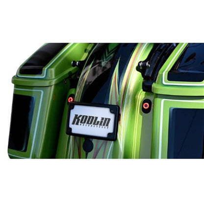 Kodlin USA Curved LED License Plate Kit - Chrome [MPN: KUS20101]_893108