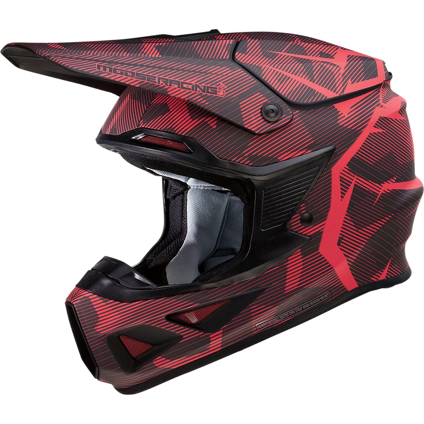 Moose Offroad F.I. Helmet - Agroid Camo - MIPS® - Red/Black_873699
