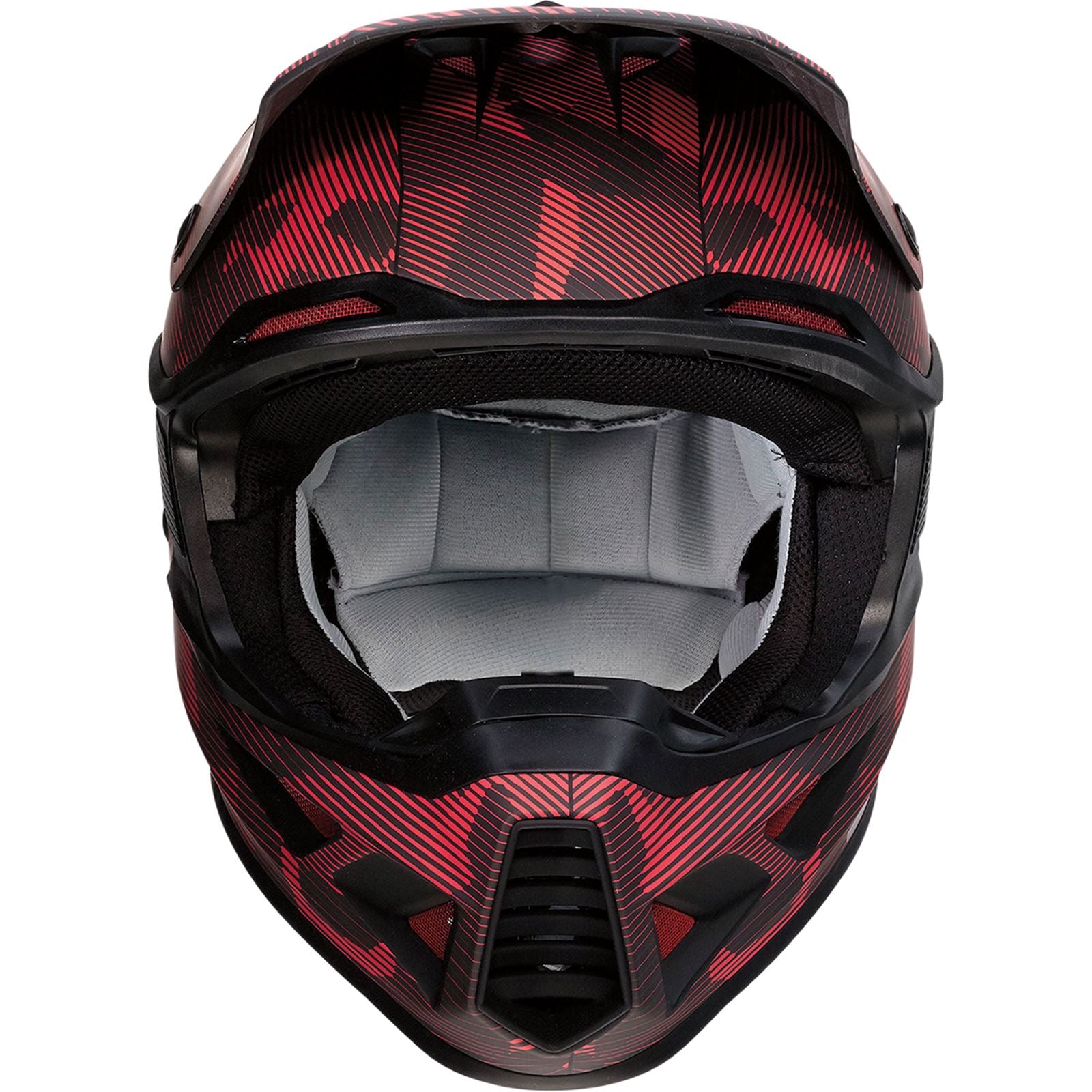 Moose Offroad F.I. Helmet - Agroid Camo - MIPS® - Red/Black_873700