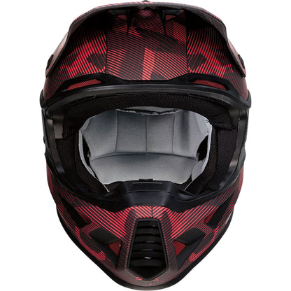 Moose Offroad F.I. Helmet - Agroid Camo - MIPS® - Red/Black_873700