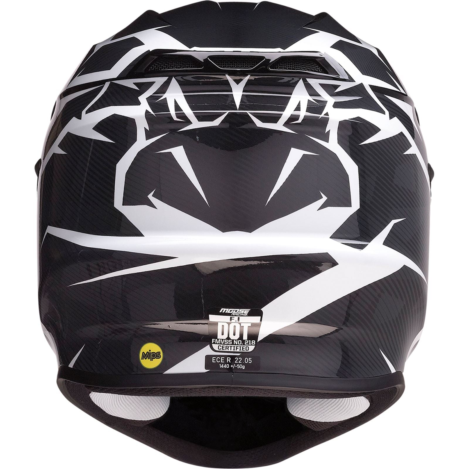 Moose Offroad F.I. Helmet - Agroid Camo - MIPS® - Gray/Black_873813