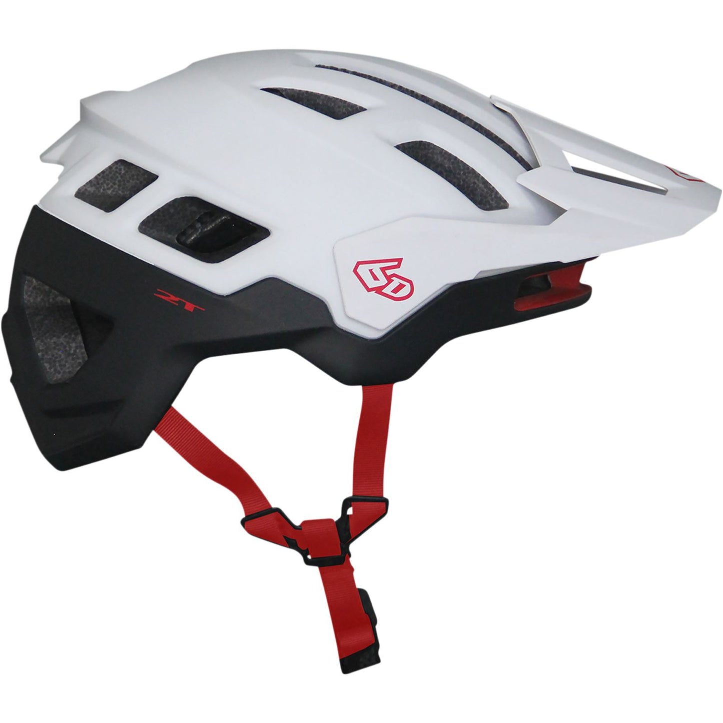 6D Helmets ATB-2T Ascent Helmet - White/Black Matte_873873