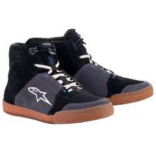 Alpinestars Chrome Riding Shoes - Black/Asphalt/Gum Blue - US Size 12 [MPN: 2512322117212]_1156654