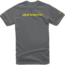 Alpinestars Linear Word T-Shirt - Gray/Yellow_875893