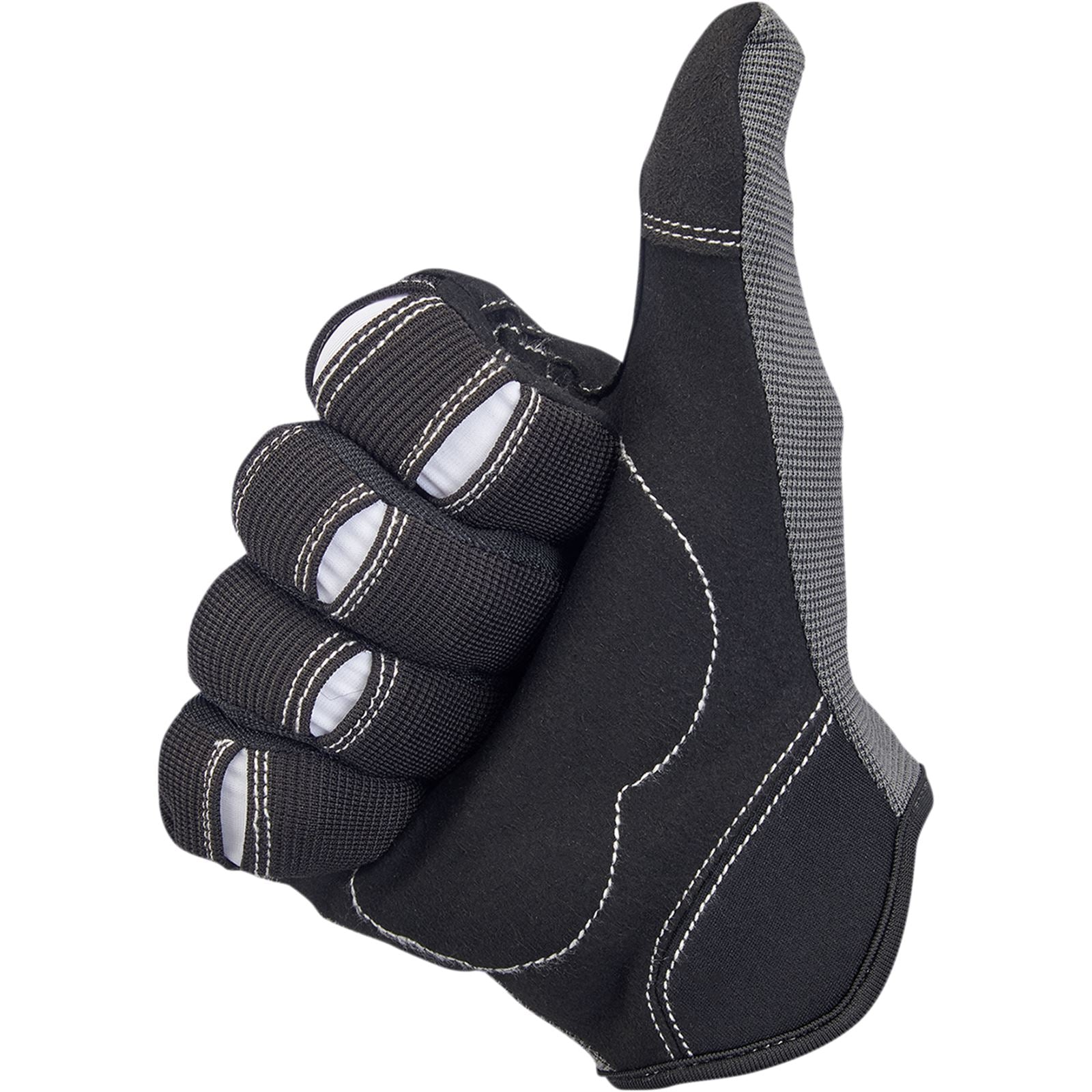 Biltwell Inc. Moto Gloves - Gray/Black - Large 1501-1101-004_1068702