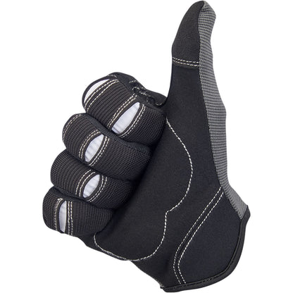 Biltwell Inc. Moto Gloves - Gray/Black - Large 1501-1101-004_1068702