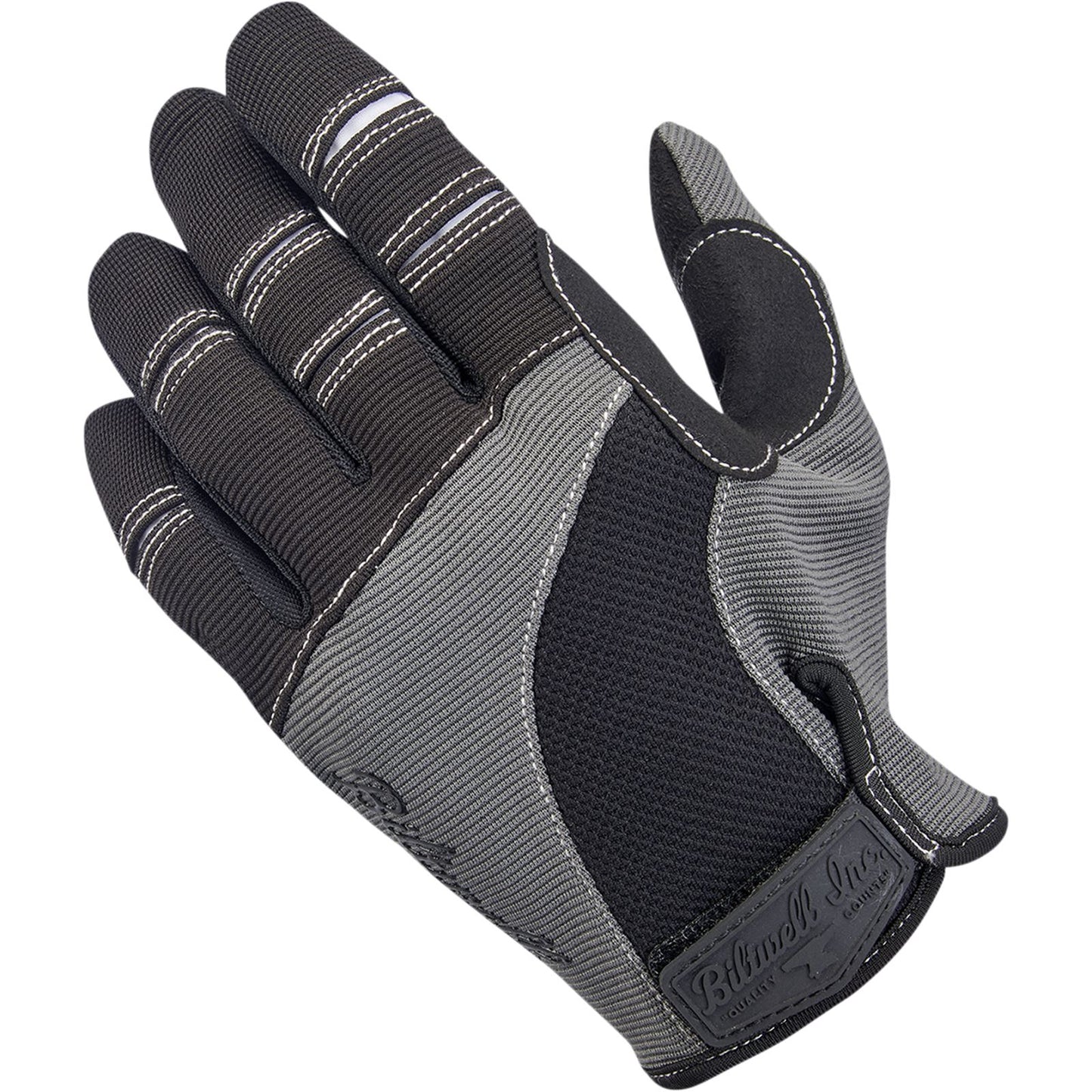 Biltwell Inc. Moto Gloves - Gray/Black - Large 1501-1101-004_1068631