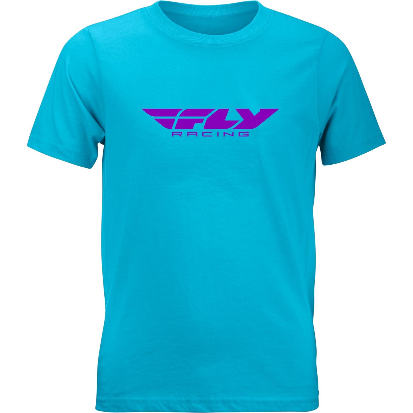 Fly Racing Youth Fly Corporate Tee - Blue/Purple - Large 352-0675YL_1131089