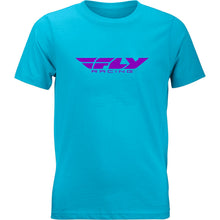 Fly Racing Youth Fly Corporate Tee - Blue/Purple - Large 352-0675YL_1131089