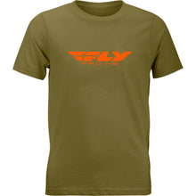 Fly Racing Youth Fly Corporate Tee - Olive/Orange - Medium 352-0676YM_1131119