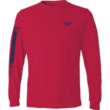 Fly Racing Fly Tribe Long Sleeve Tee - Red/Blue - Large [MPN: 352-4166L]_1131141