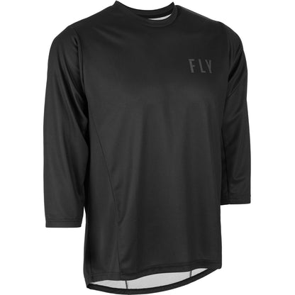 Fly Racing Ripa 3/4 Sleeve Jersey Black, Large [MPN: 352-8090L]_876851