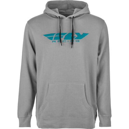 Fly Racing Fly Corporate Pullover Hoodie - Grey/Blue - Small 354-0136S_1131243