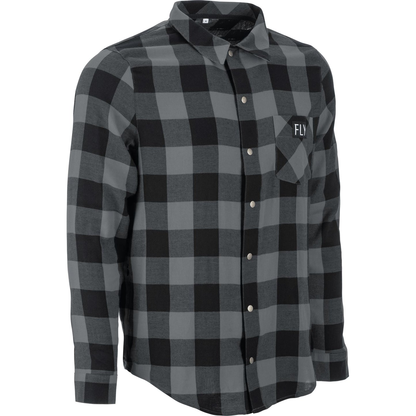 Fly Racing Fly Tek Flannel - Black/Grey_877071