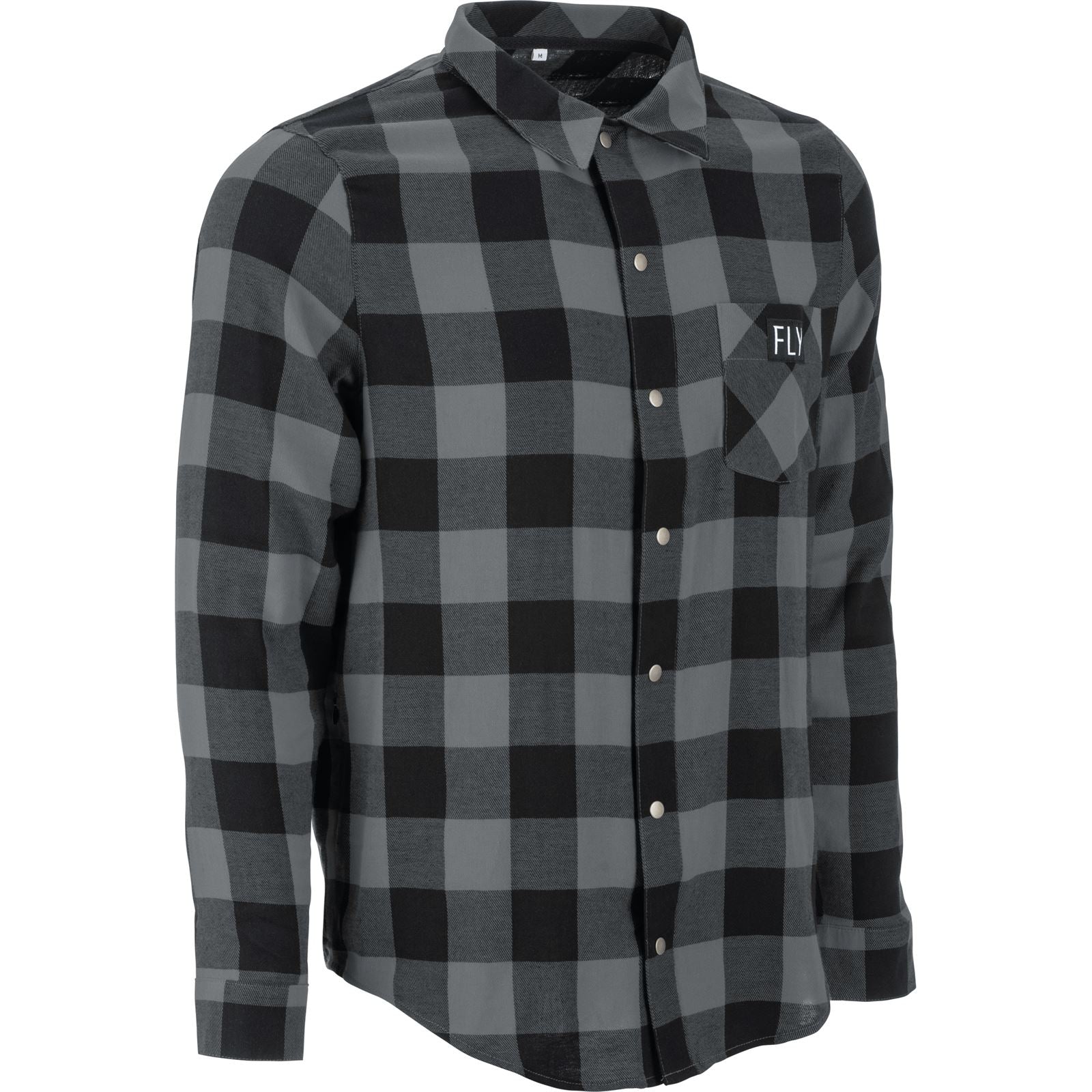 Fly Racing Fly Tek Flannel - Black/Grey_877071