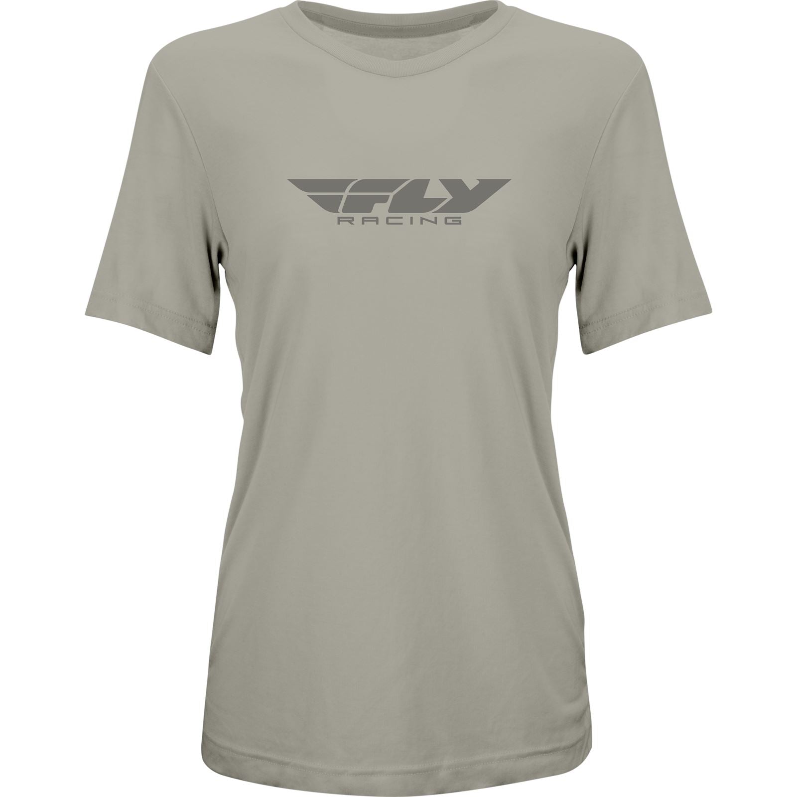 Fly Racing Women's Fly Original Corp Tee - Stone Heather - Small 356-0101S_1131352