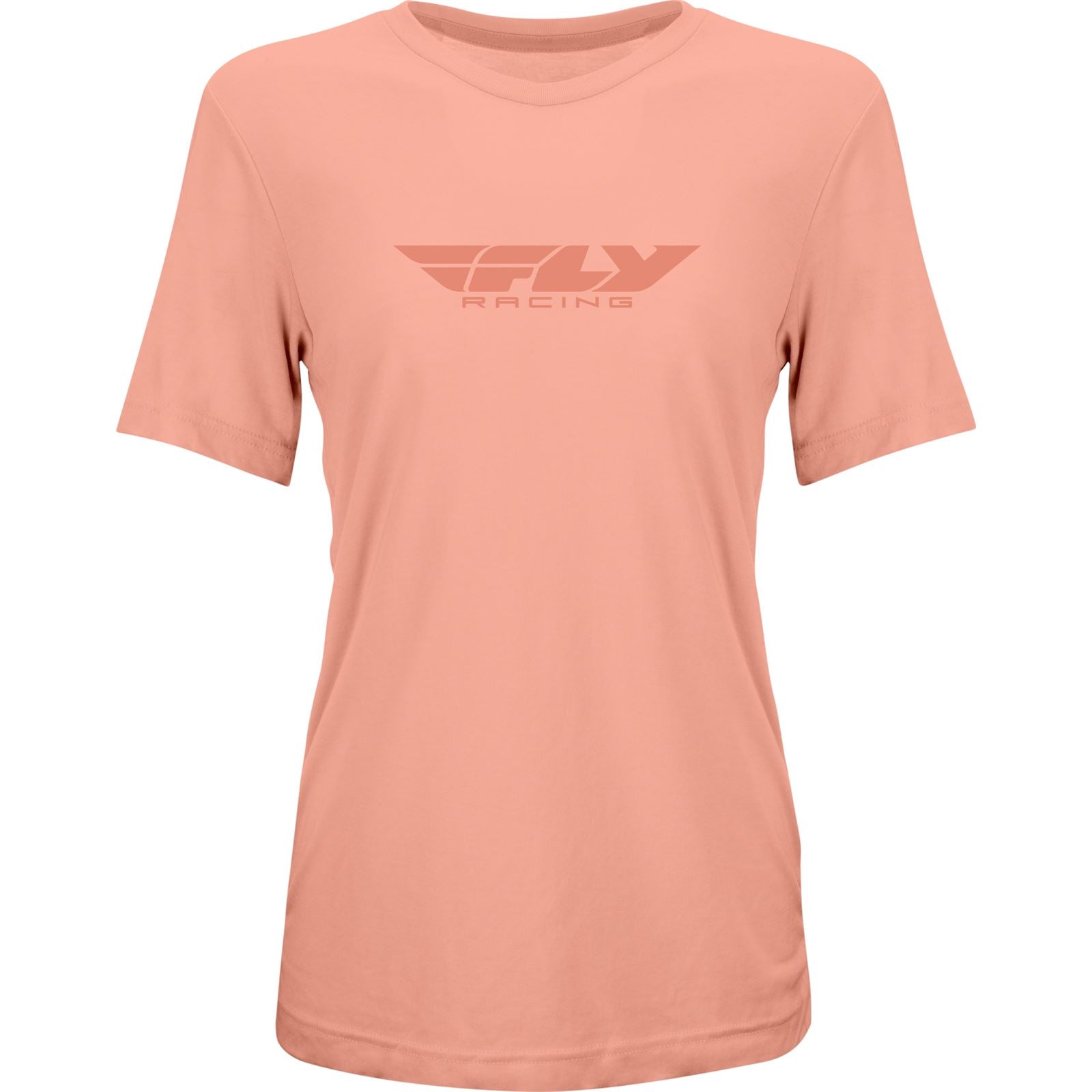 Fly Racing Women's Fly Original Corp Tee - Peach - Small 356-0102S_1131357