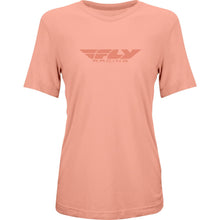 Fly Racing Women's Fly Original Corp Tee - Peach - Small 356-0102S_1131357