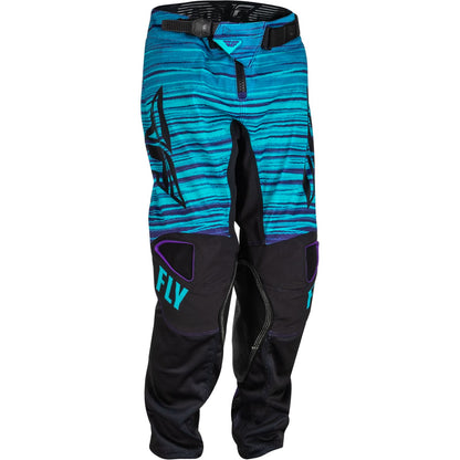 Fly Racing Youth Kinetic Mesh Pants, Black/Blue/Purple Size 22 [MPN: 376-34222]_1074010