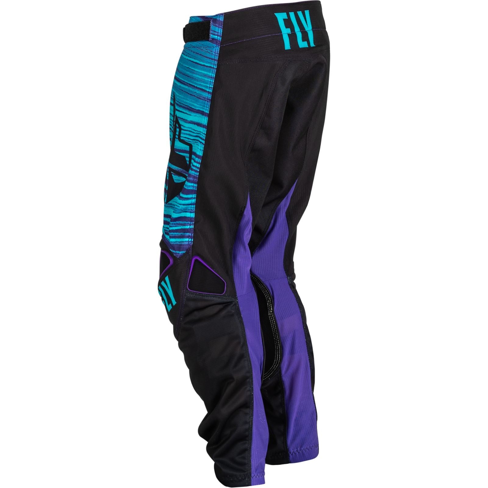 Fly Racing Youth Kinetic Mesh Pants, Black/Blue/Purple Size 22 [MPN: 376-34222]_1074011