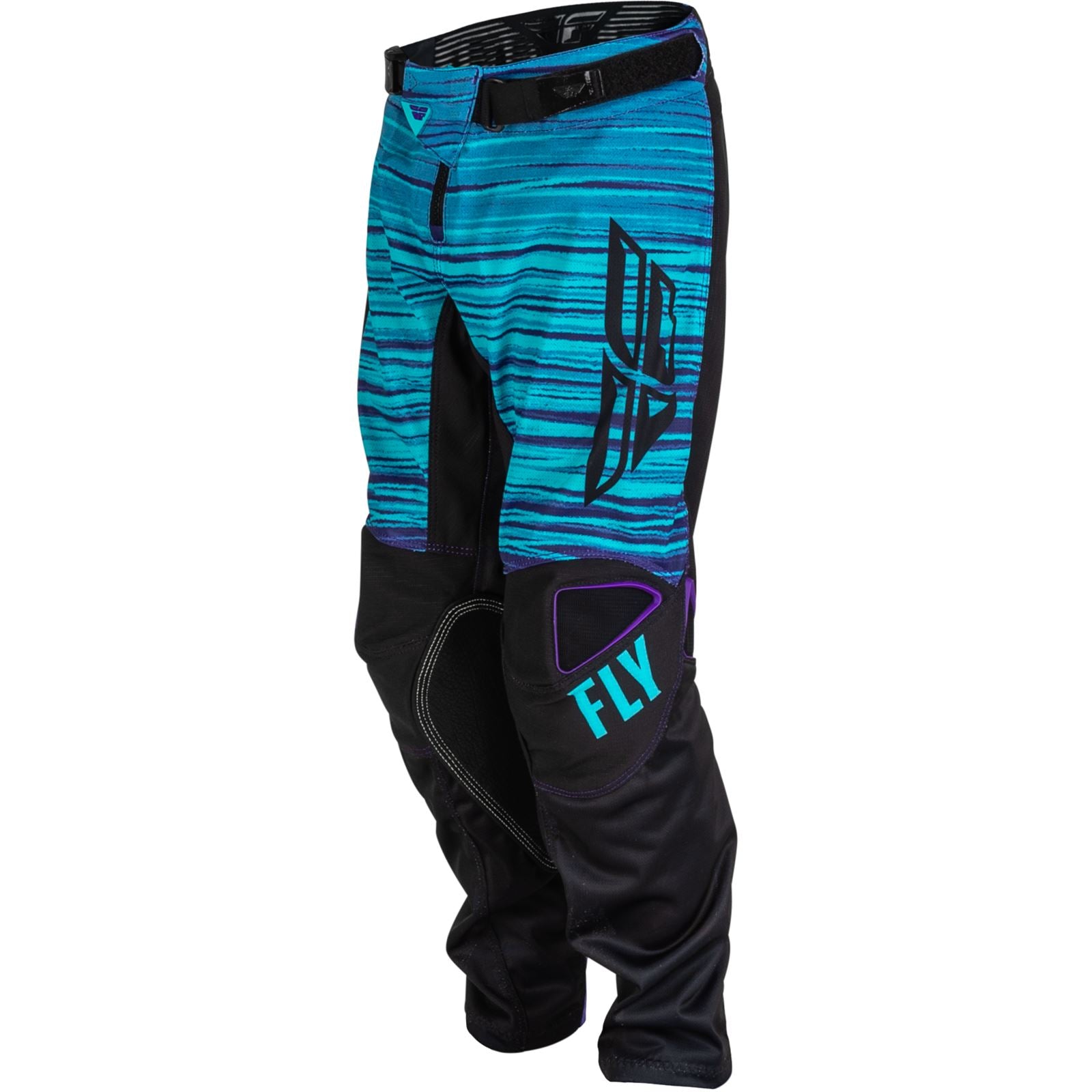 Fly Racing Youth Kinetic Mesh Pants, Black/Blue/Purple Size 22 [MPN: 376-34222]_1074013
