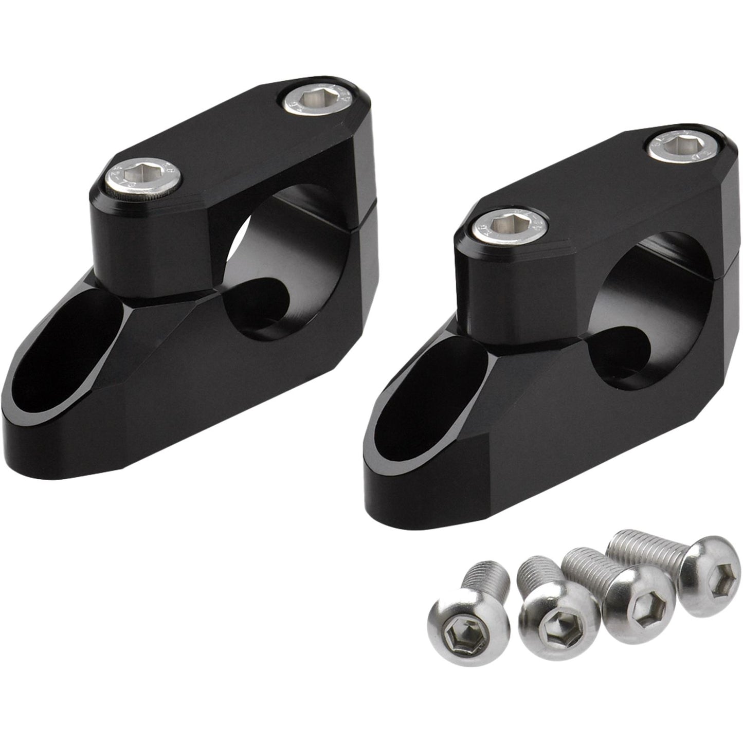 Zeta Offset Handlebar Riser Kit - 20mm 26mm 22.2/28.6mm - Black [MPN: ZE53-06261]_877272