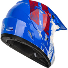 GMax Youth MX-46Y Patriot Off-Road Helmet Red/White/Blue Youth Large [MPN: D3466042]_1068590