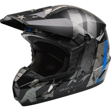 GMax MX-46 Patriot Off-Road Helmet Matte Black/Grey/Blue Small D3466074_877255
