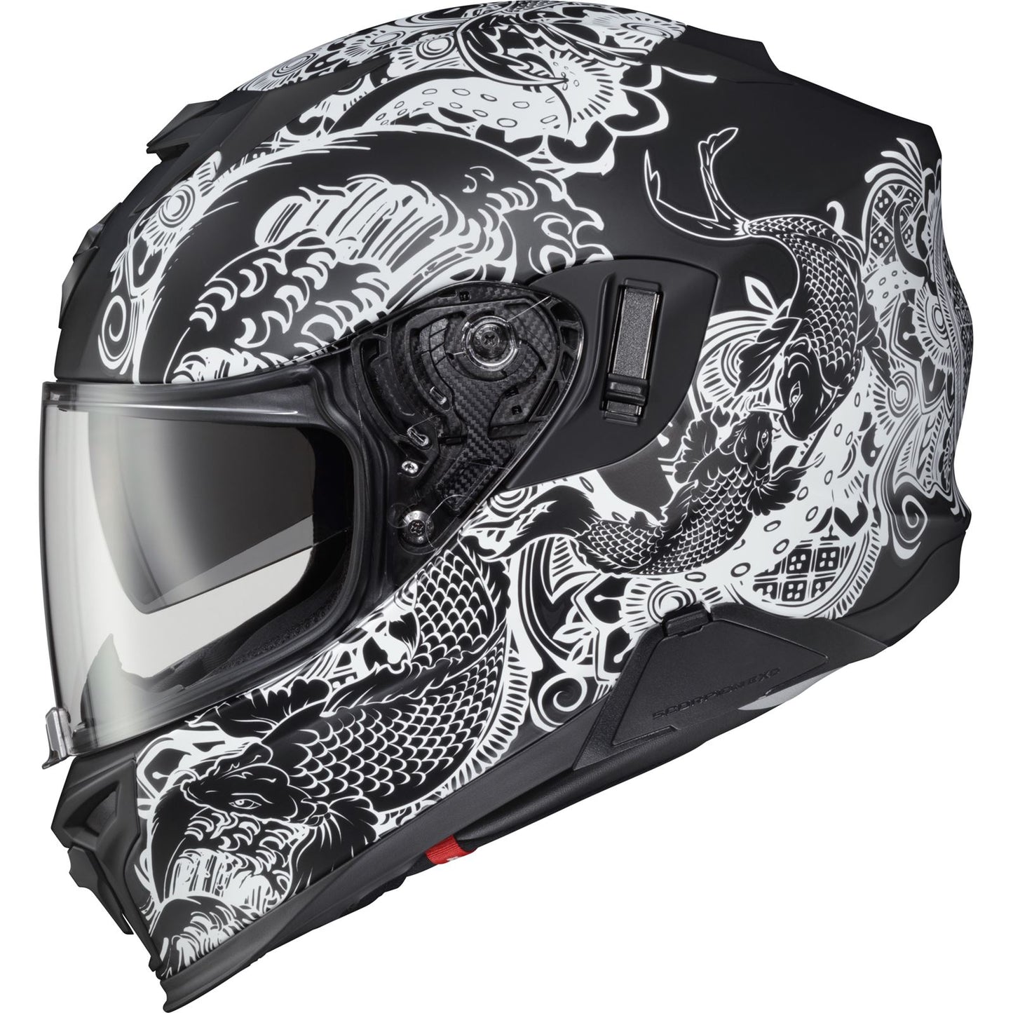 ScorpionEXO Exo-T520 Helmet Nama-Sushi - Black/White - Large OPEN BOX [MPN: T52-1105]_1839961