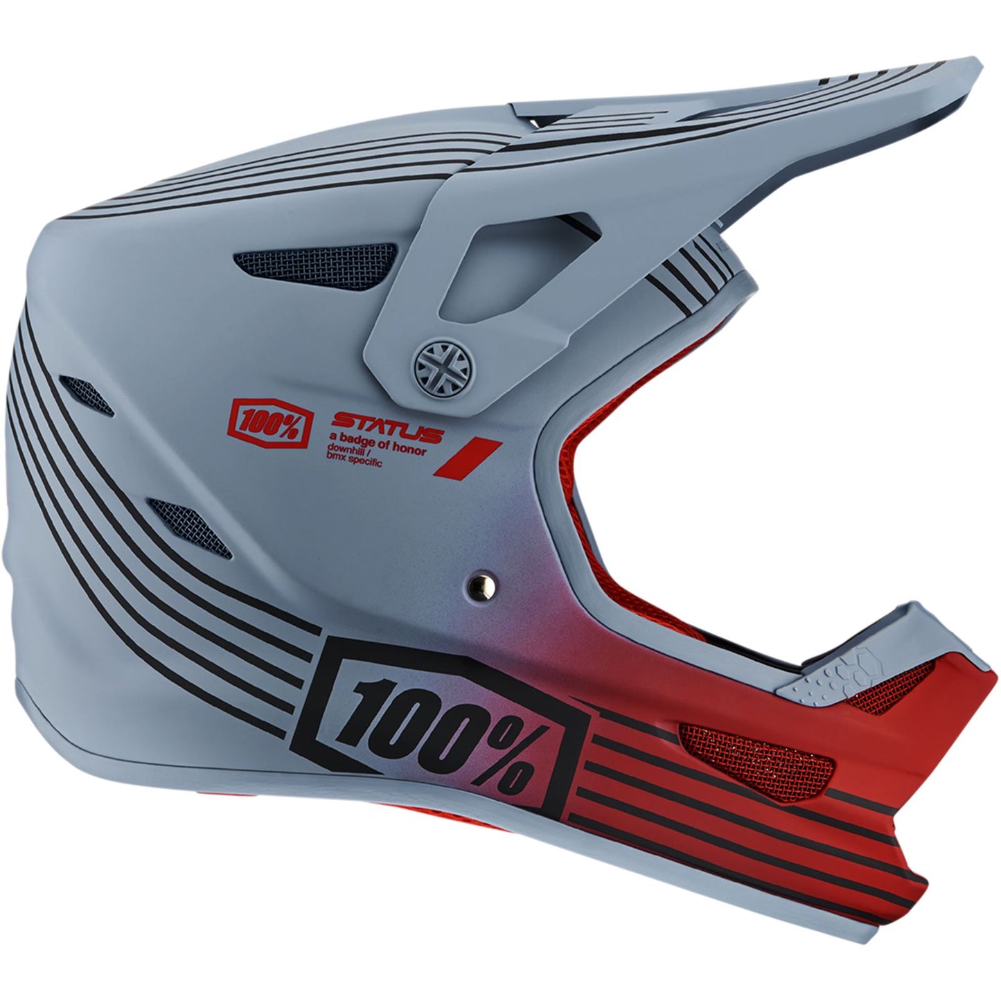 100% Status Helmet - Caltec/Gray - Small 80010-00008_1068880
