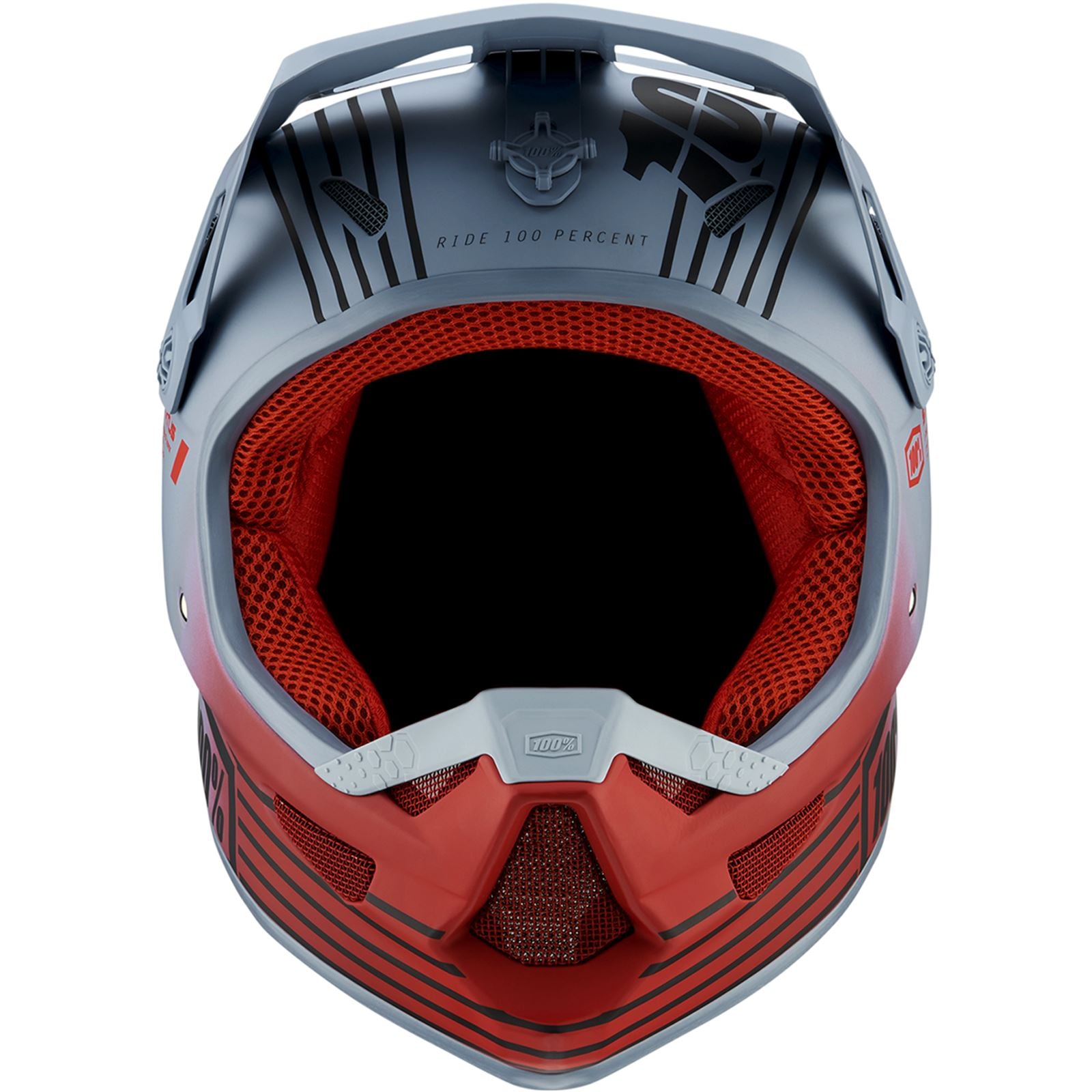 100% Status Helmet - Caltec/Gray - Medium 80010-00009_1068883