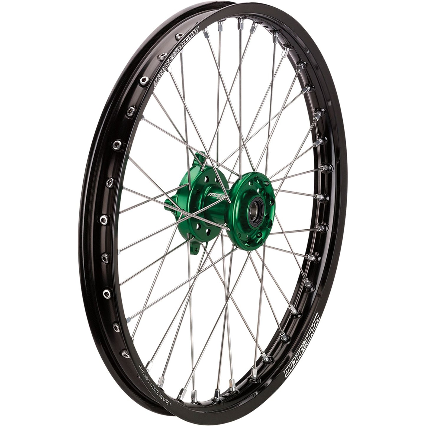 Moose Offroad SX-1 Complete Wheel - Front - 1.60"x21" - For Kawasaki KFN-16021-BKGN_877670