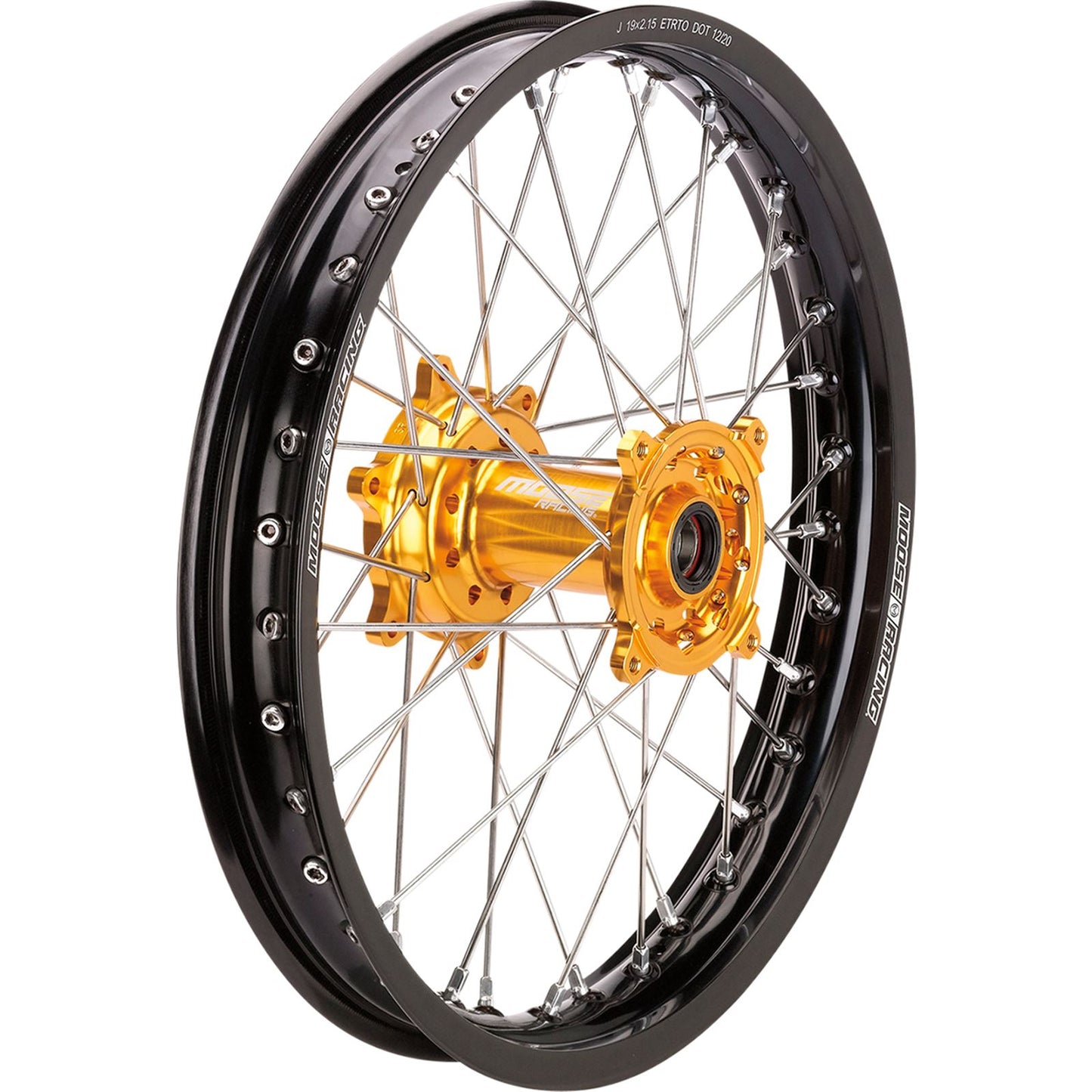 Moose Offroad SX-1 Complete Wheel - Rear - 2.15"x19" For Suzuki SR-21519-BKGD_877651