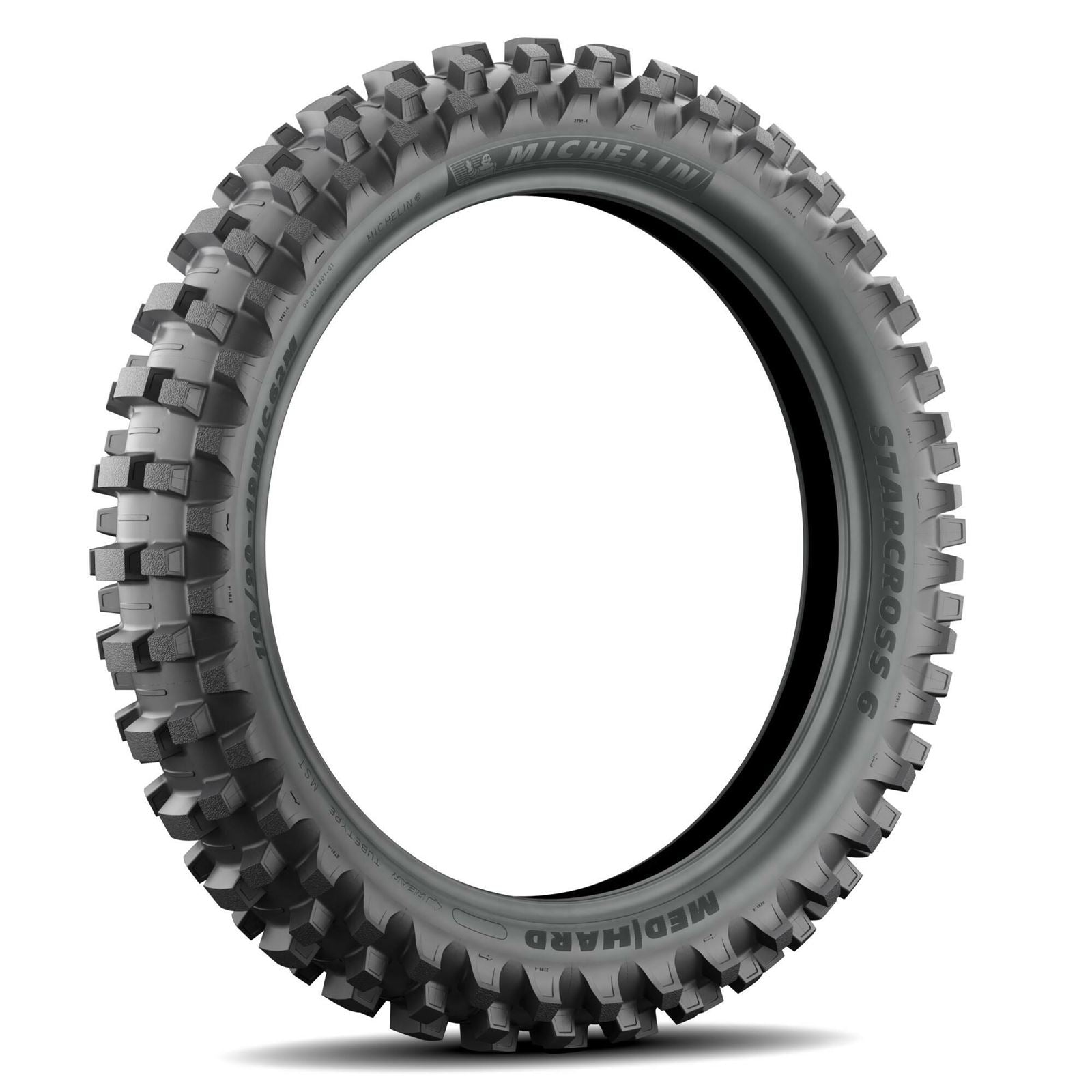 Michelin - Powersports Starcross 6 Tire - Rear - Medium-Hard - 110/90-19 - 62M 46682_880829