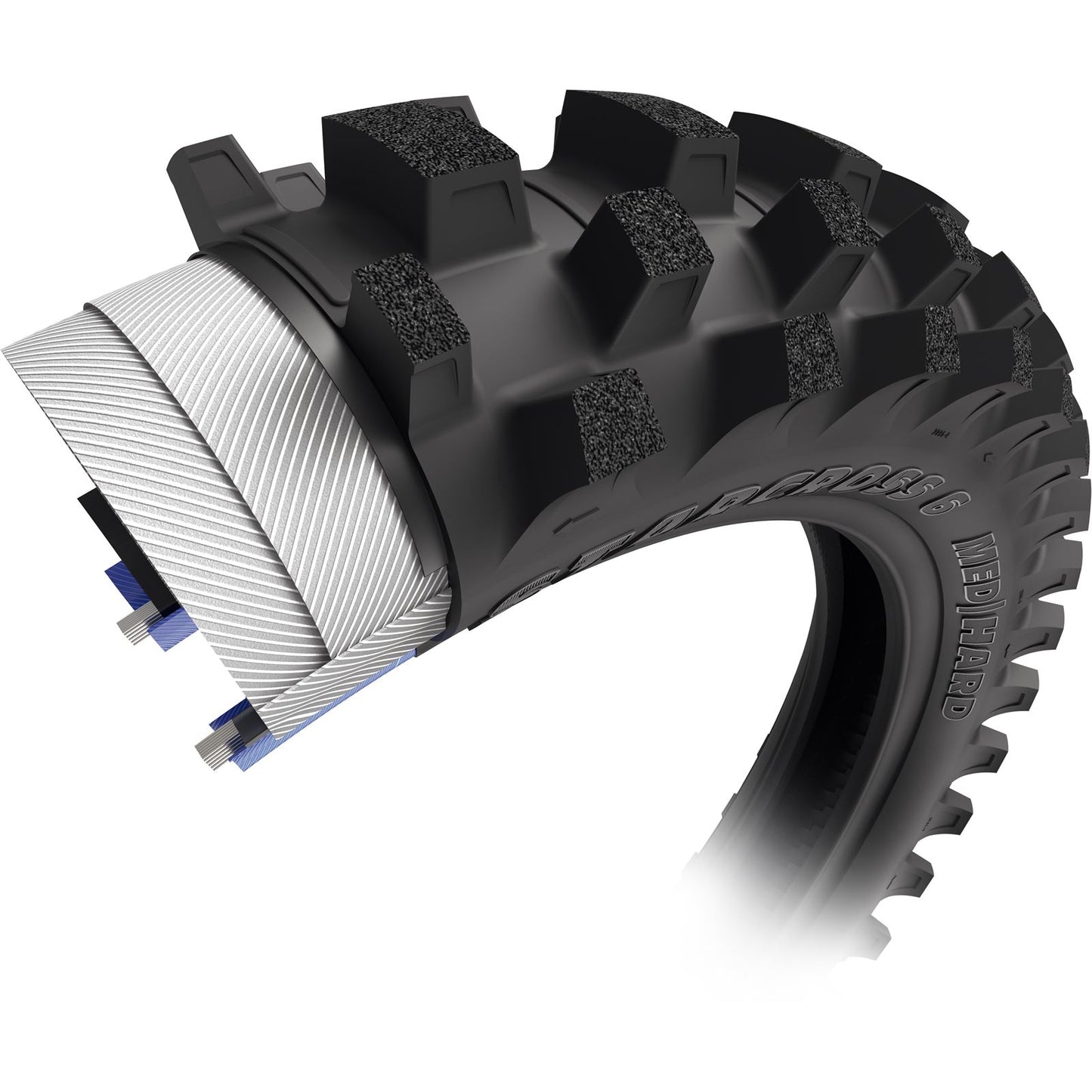 Michelin - Powersports Starcross 6 Tire - Rear - Medium-Hard - 120/80-19 - 63M 95670_880818