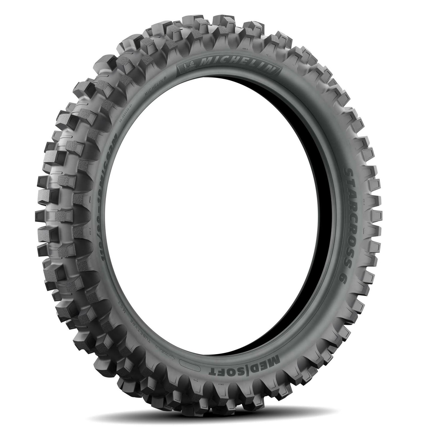 Michelin - Powersports Starcross 6 Tire - Rear - Medium-Soft - 100/90-19 - 57M 53769_880801