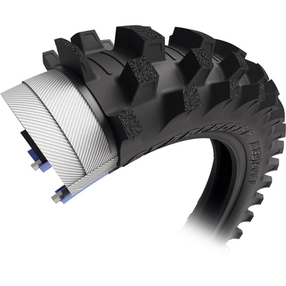 Michelin - Powersports Starcross 6 Tire - Rear - Medium-Soft - 110/90-19 - 62M 77166_880806