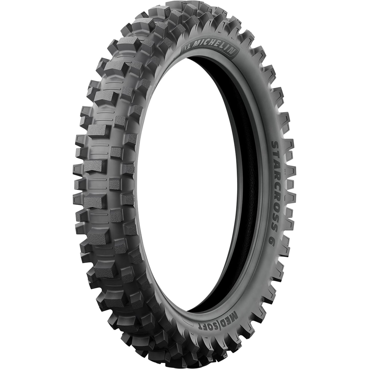 Michelin - Powersports Starcross 6 Tire - Rear - Medium-Soft - 120/90-18 - 65M 88813_877665