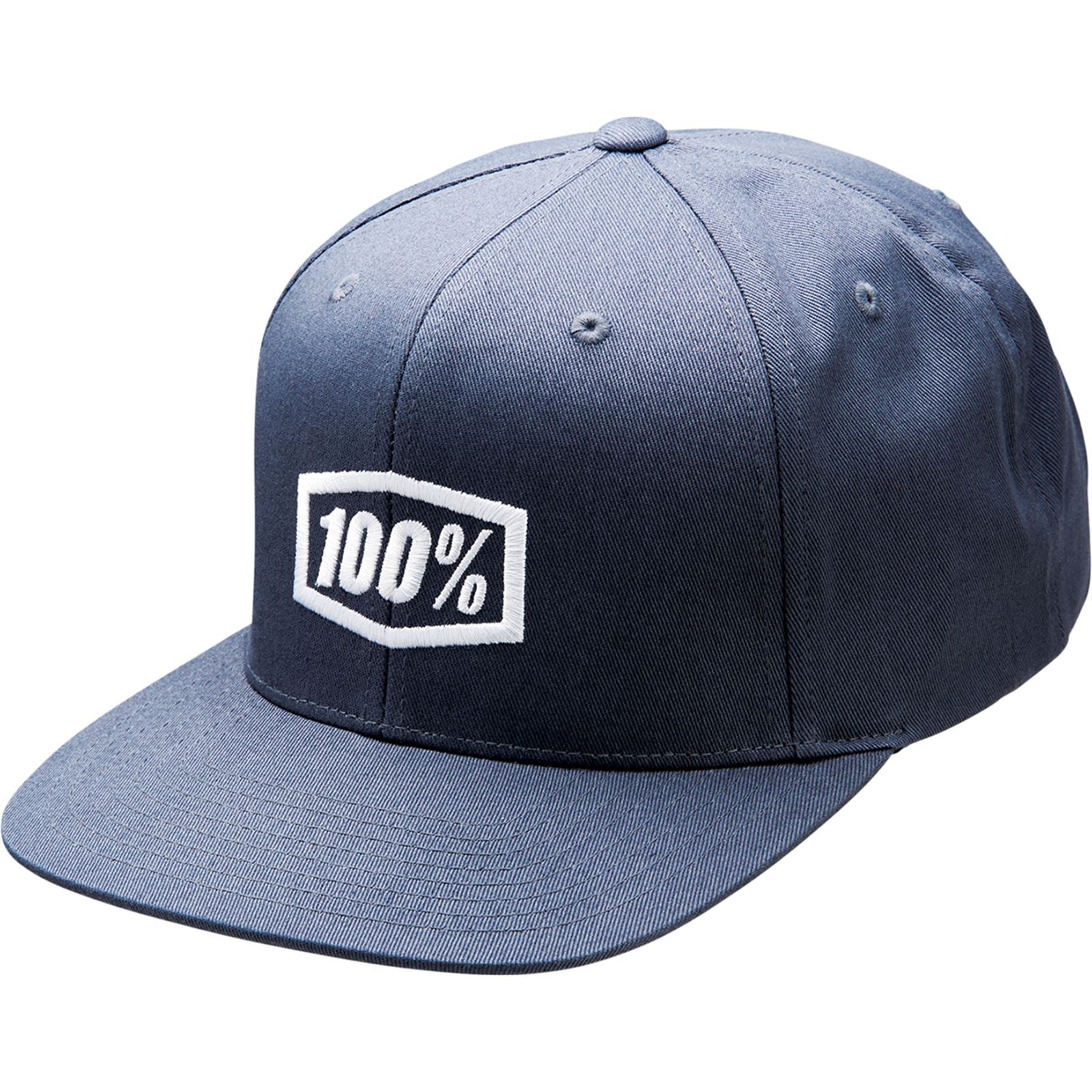 100% Icon Snapback Hat - Charcoal - One Size 20044-00003_877728
